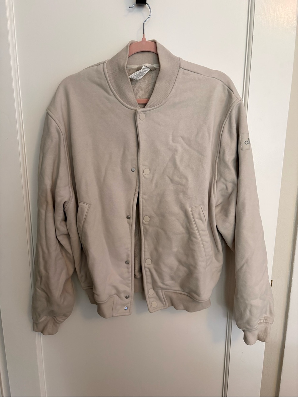 ALO Yoga Men's Bone Bomber Jacket